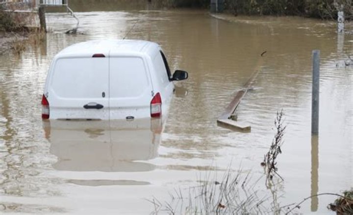 Shock aftermath of Storms Elin & Fergus revealed as cars submerged in extreme flooding a